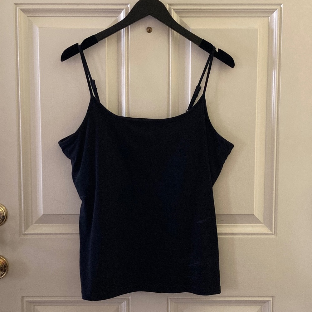 FINAL SALE! george & martha Black Camisole/Cotton/Spandex/XL/NEW/PRICE FIRM!